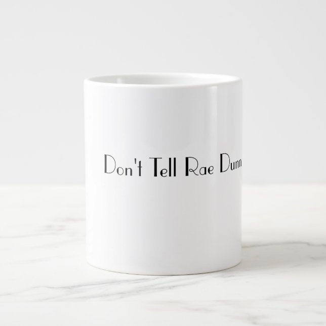 ¡Cuando todas sus tazas de Rae Dunn están en el (Frente)