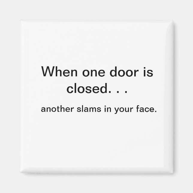 Cuando Una Puerta Abre El Imán (Frente)