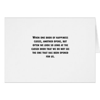 Cuando una puerta se cierra