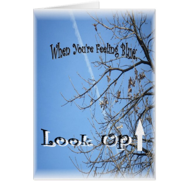 ¡Cuando usted está sintiendo azul, mire para (Frente)