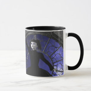 Cuando viene la lluvia taza gótica del arte