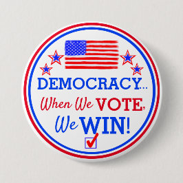 Cuando Votamos... Ganamos el botón electoral de Ka