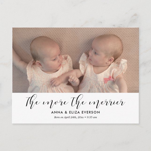 Cuanto más alegre es la invitación de fotos de los (Anverso)