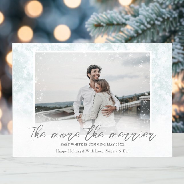 Cuanto más feliz sea la Invitación de embarazo (The more the merrier Pregnancy Announcement)