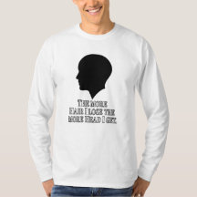 CUANTO MÁS PELO PIERDO MÁS CABEZA TENGO. Camiseta