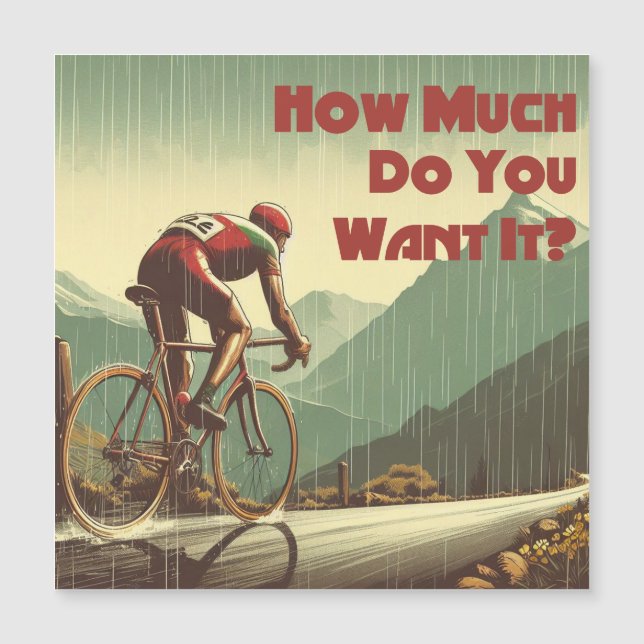 ¿Cuánto Quieres Que En Ciclismo? (Anverso)