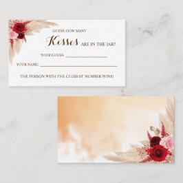 ¿Cuántos besos tiene la tarjeta de juego Pampas Br