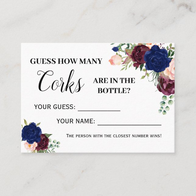 Cuántos corchos juegan con tarjeta de ducha españo (Anverso)