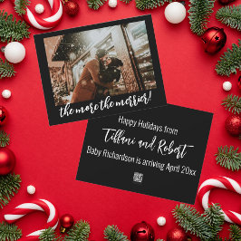 Cuantos Más Mejor Anuncio de Embarazo en Navidad X