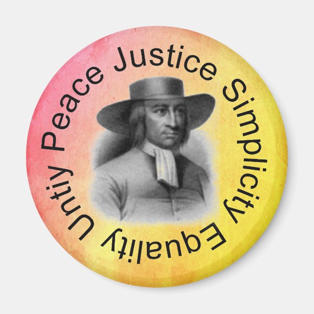 Cuáquero imán (Frente)