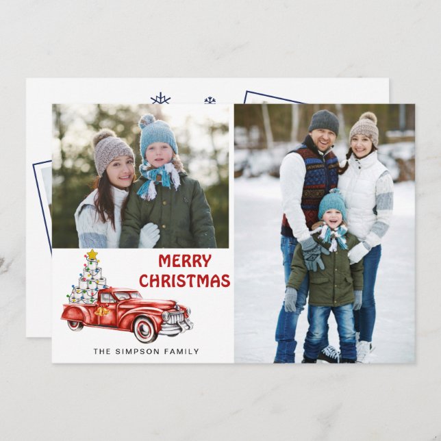 Cuarentena Feliz Navidad 4 Fotos Saludos (Anverso / Reverso)