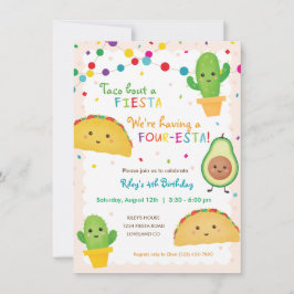 Cuarta invitación temática del Taco de Cumpleaños