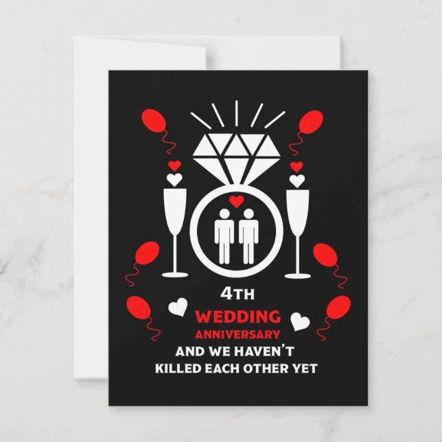 Cuarto aniversario Boda de los homosexuales (Anverso)