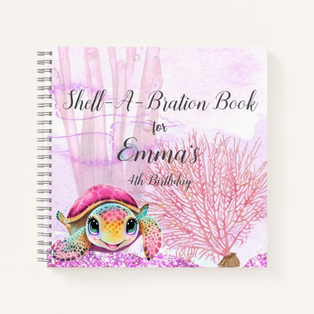 Cuarto cumpleaños de la tortuga, debajo del libro  (Anverso)