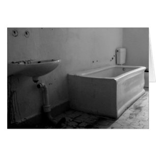 Cuarto de baño (blanco y negro)