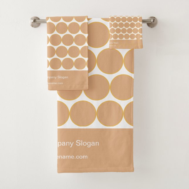 Cuarto de baño con motivos redondos simples y senc (In situ)