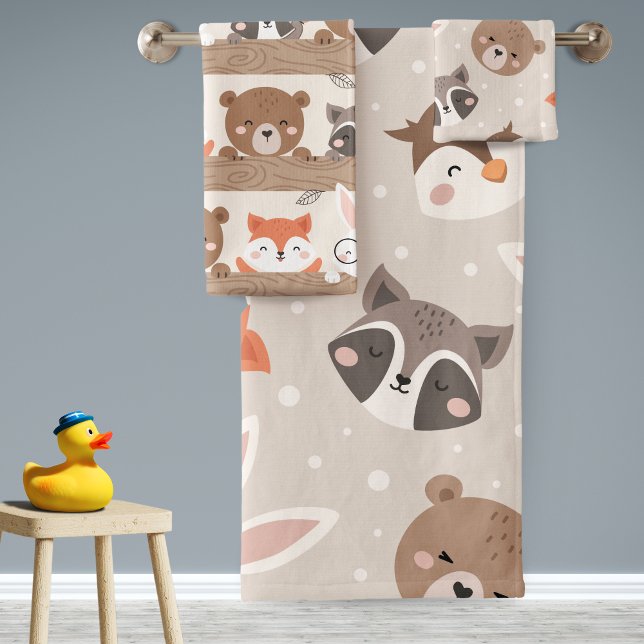 Cuarto de baño con patrón de estampado para niños  (Subido por el creador)