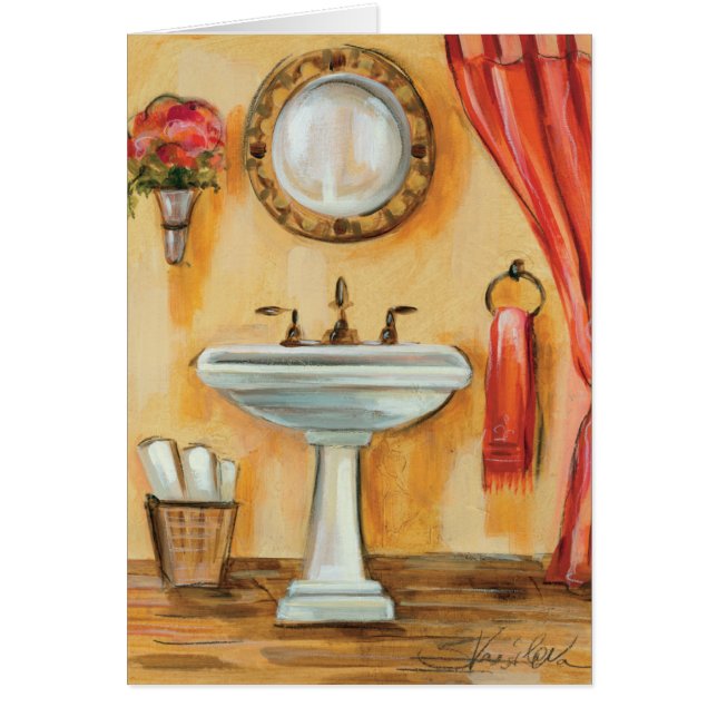 Cuarto de baño contemporáneo acogedor (Frente)