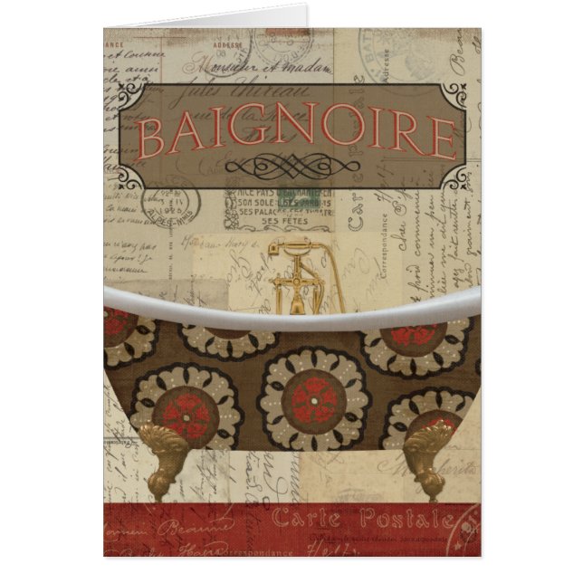 Cuarto de baño del francés de la postal (Frente)