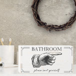 Cuarto De Baño Por Favor Sentarse Usted Mismo Caja<br><div class="desc">Actualice su decoración de baño con este encantador rótulo de la caja de madera y deje que su encanto vintage y su mensaje humorístico hagan una declaración en su espacio. No te pierdas la oportunidad de añadir un toque de luminosidad y estilo a tu cuarto de baño, pide ahora y...</div>