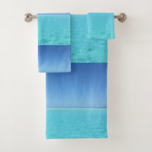 Cuarto de baño Tropical Ocean Blue Beach