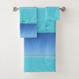Cuarto de baño Tropical Ocean Blue Beach