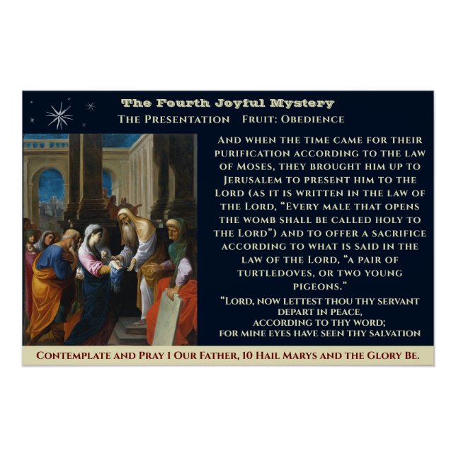 Cuarto Poster alegre de misterio (Anverso)