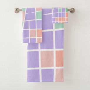 Cuartos de baño de Cottagecore Rústico Pastel Chec