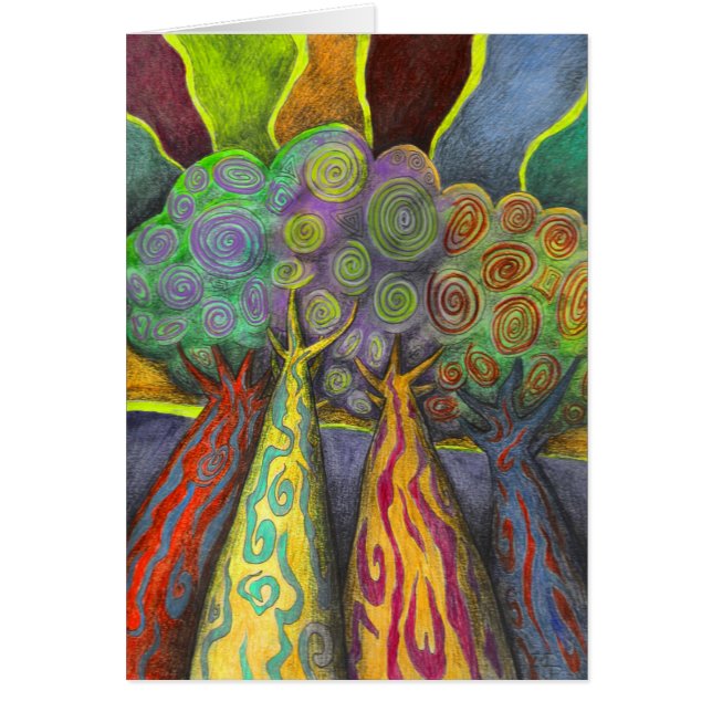 Cuatro árboles (Frente)