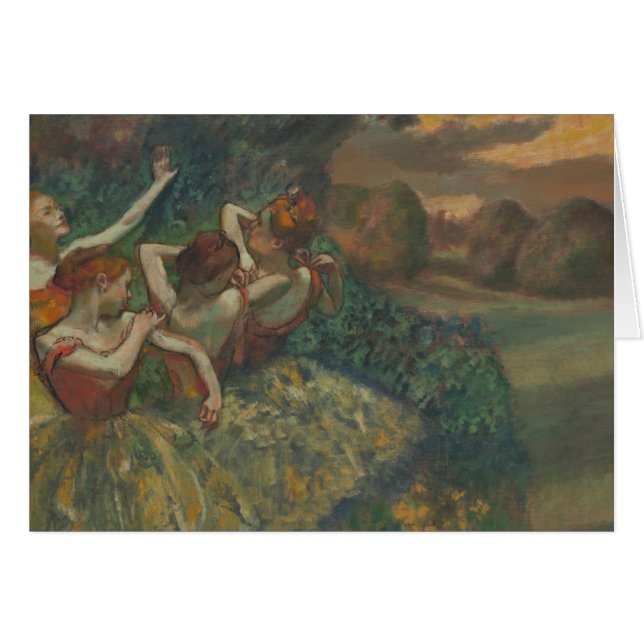 Cuatro bailarinas de Edgar Degas, Ballet Arte Fino (Anverso (Horizontal))