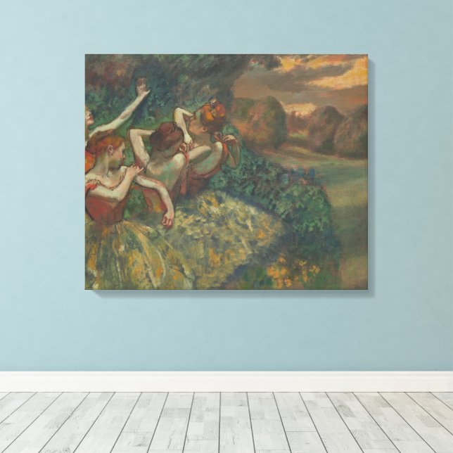 Cuatro bailarines de Edgar Degas, Ballet Arte Fino (Insitu (piso de madera))