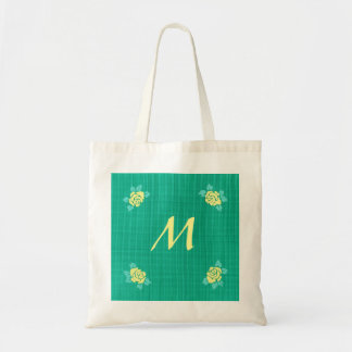 Cuatro bolsas de Monograma verde Verde azulado de 
