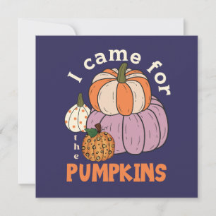 Cuatro Calabazas Divertidas de Otoño
