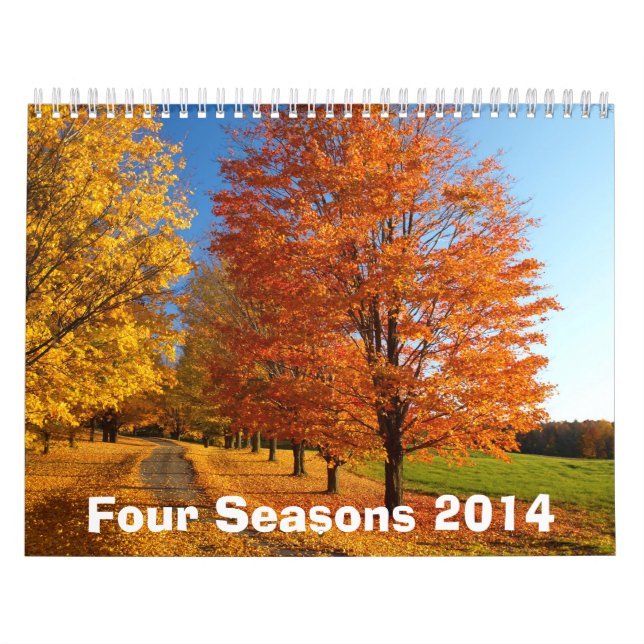 Cuatro calendario de las estaciones 2014 (Tapa)
