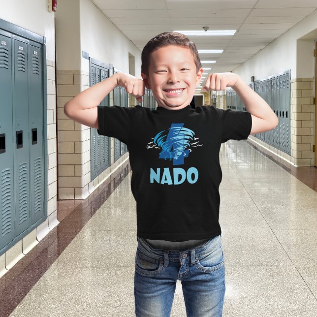 Cuatro camisetas de niño de cumpleaños Nado Tornad (Subido por el creador)