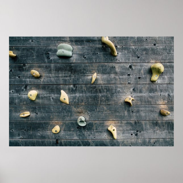 Cuatro decoraciones de madera marrón en la pared (Frente)