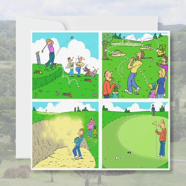 Cuatro divertidos Personalizados de Golfer (Subido por el creador)