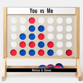 Cuatro En Raya Juego de yard gigante personalizado cuatro rápido