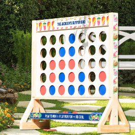 Cuatro En Raya Nombre de evento familiar y lemas Summer Luau Pops