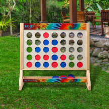 Tie Dye Swirl Fast Four Game