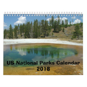 Cuatro estaciones en el calendario 2018 de los