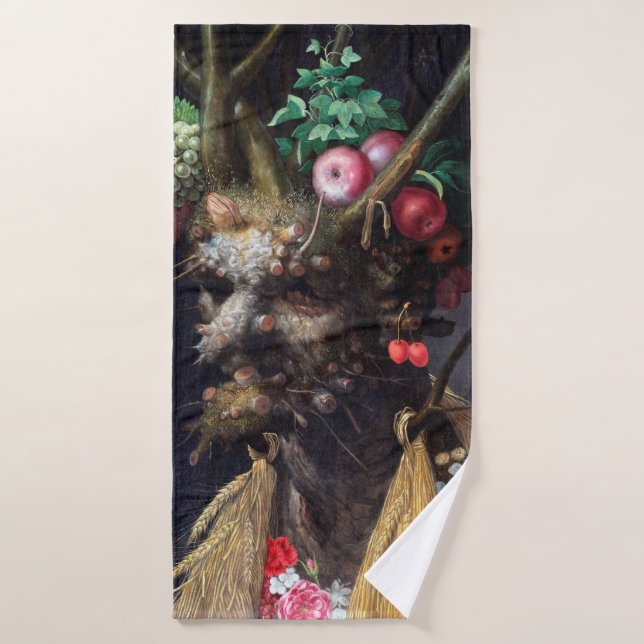 Cuatro estaciones en una sola cabeza, Arcimboldo (Toalla de baño)