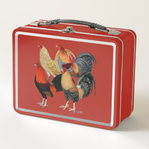Cuatro gallos de pelea