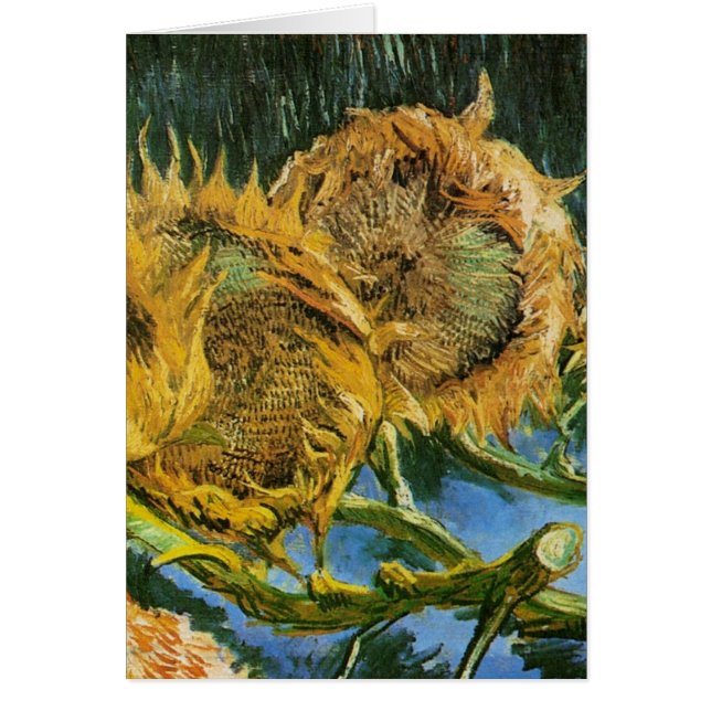 Cuatro girasoles cortados por Vincent van Gogh (Frente)