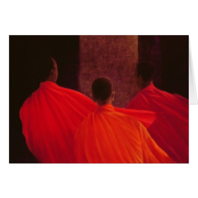 Cuatro monjes (Anverso (Horizontal))