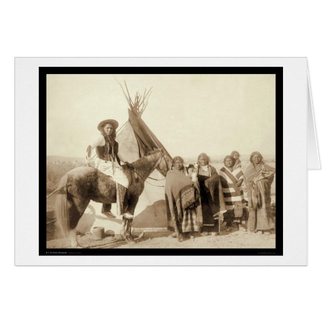 Cuatro mujeres indias de Lakota delante del tipi (Anverso (Horizontal))
