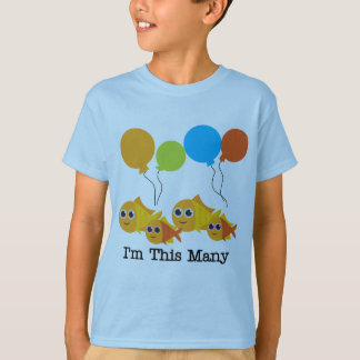 Cuatro peces, soy estas muchas camisetas y regalos