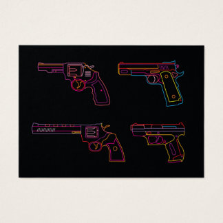 Cuatro señales de pistola de neón