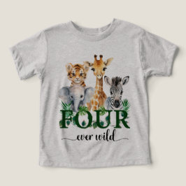 Cuatro Siempre Salvaje Safari Selva Animales Cumpl