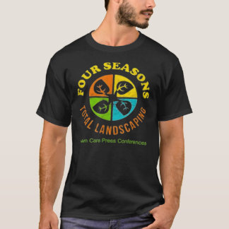 cuatro temporadas total de paisajes en la camiseta